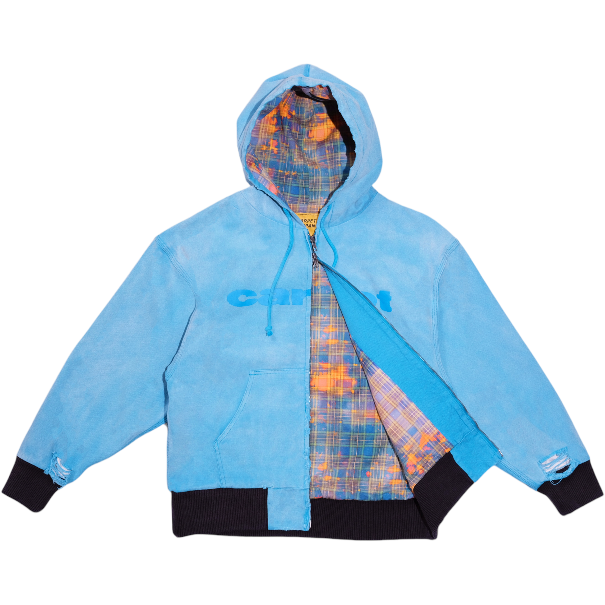 Carpet Company Beat Up Denim Jacket - Blue – Ninetimes Skateshop