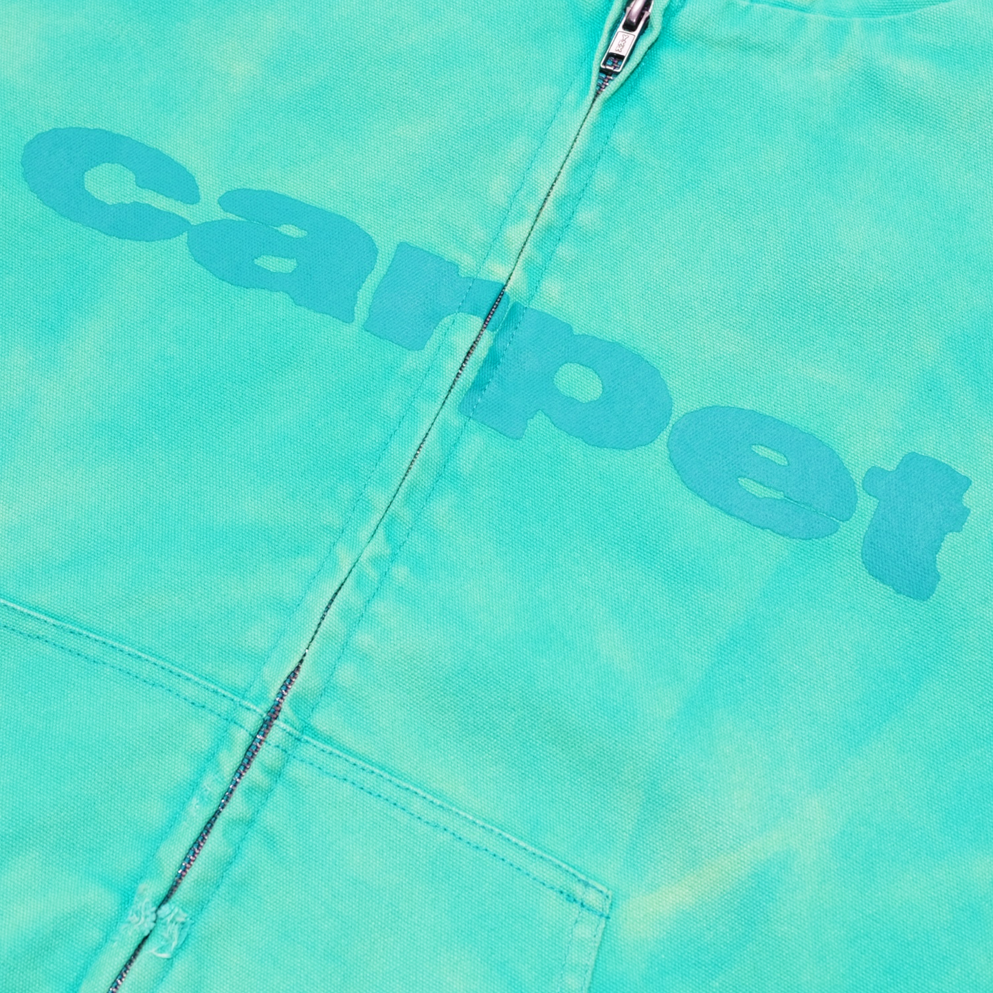 Carpet Company Beat Up Denim Jacket - Green