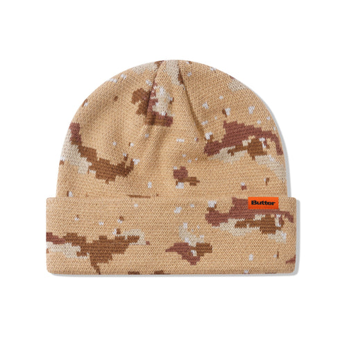 Butter Goods Desert Camo Beanie - Sand