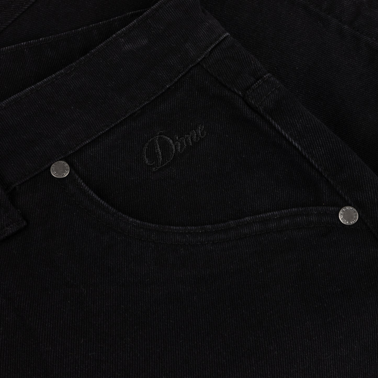 Dime Carpenter Denim Shorts - Jet Black