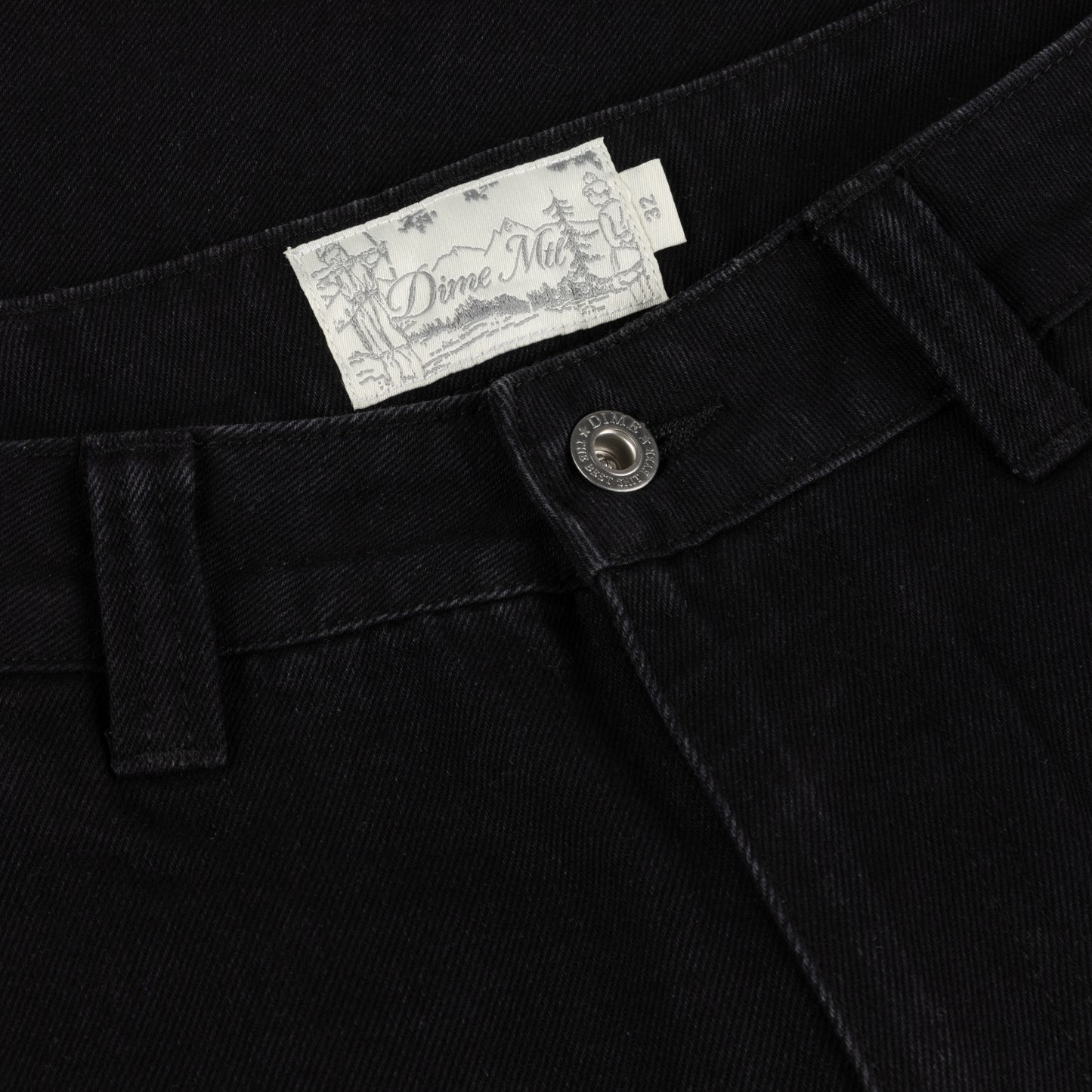 Dime Carpenter Denim Shorts - Jet Black