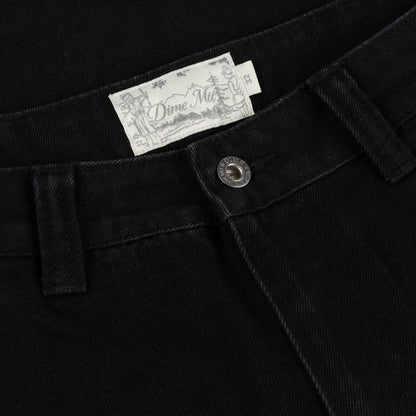 Dime Carpenter Denim Shorts - Jet Black