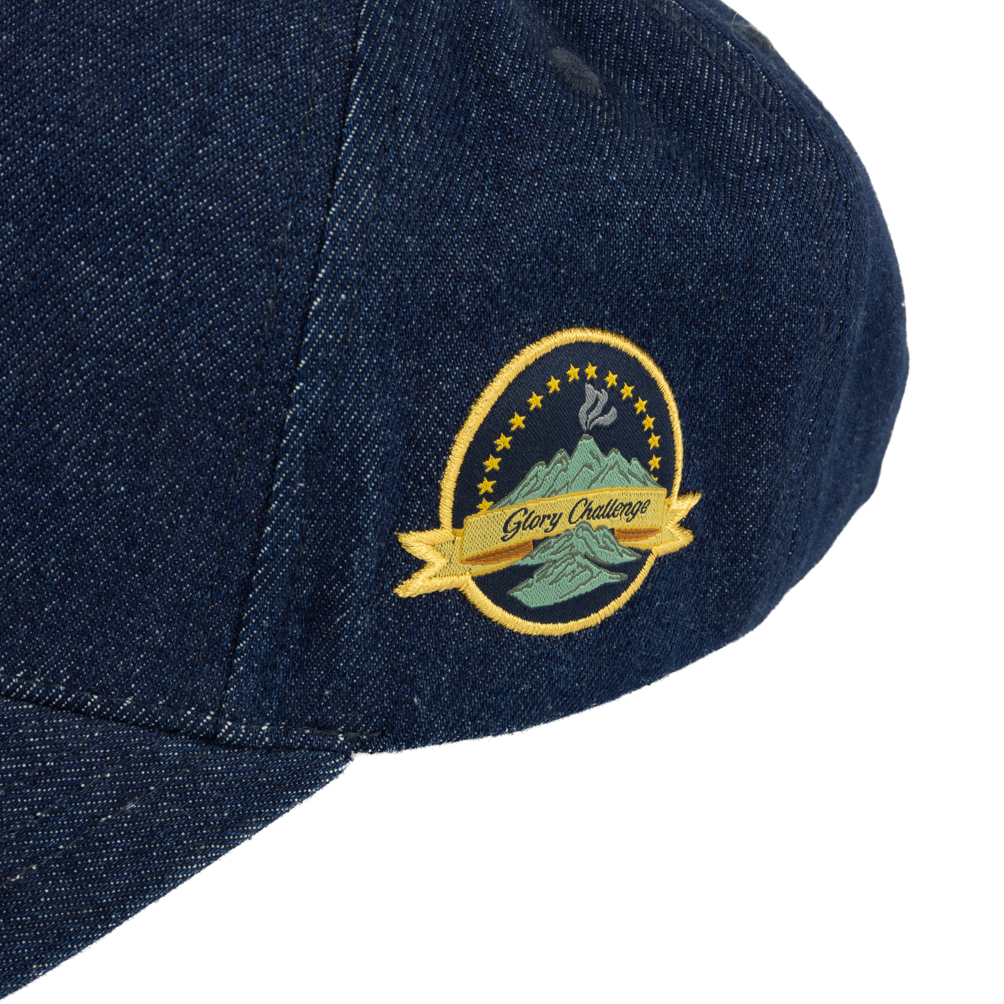 Dime Cursive D Full Fit Cap - Indigo Denim