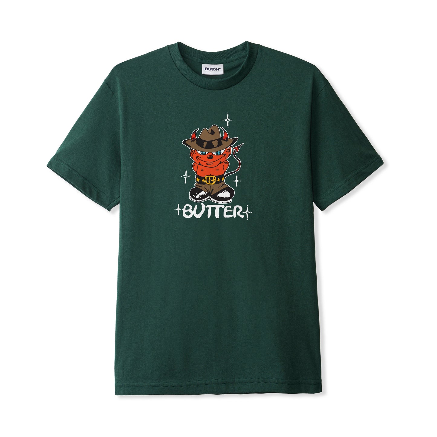 Butter Goods Devil Tee - Dark Forest