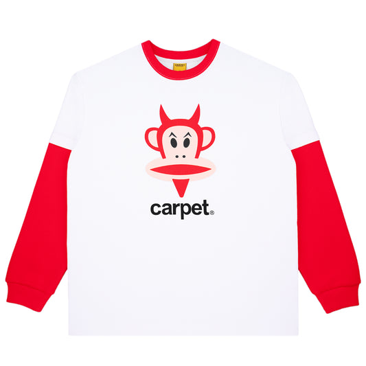 Carpet Company Devil Julius Longsleeve - White