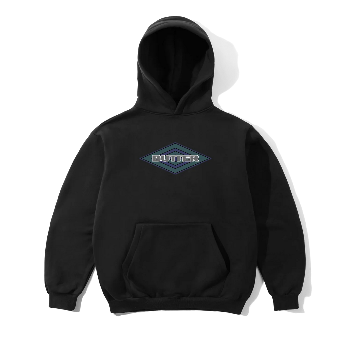 Butter Goods x Umbro Diamond Logo Hoodie - Black