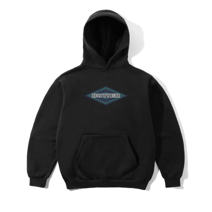 Butter Goods x Umbro Diamond Logo Hoodie - Black