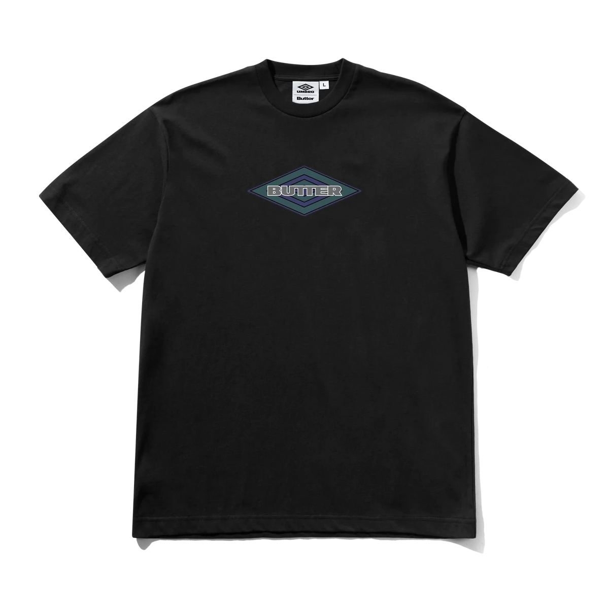 Butter Goods x Umbro Diamond Logo Tee - Black