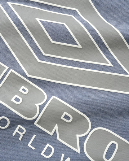 Butter Goods X Umbro Diamond Logo Tee - Washed Slate