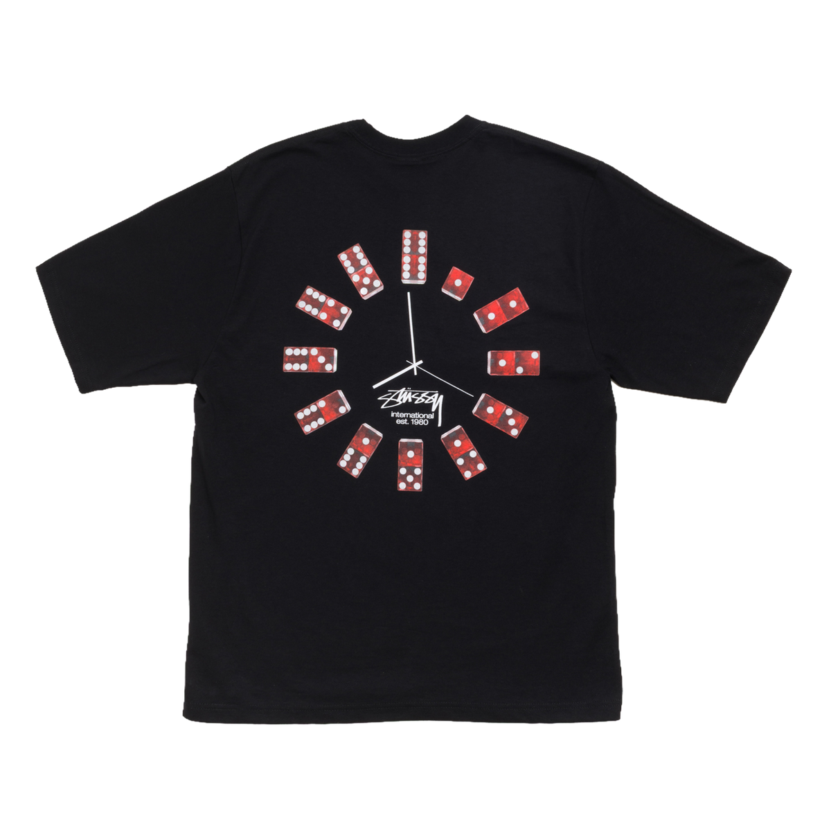 Stussy Dice Clock Tee - Black
