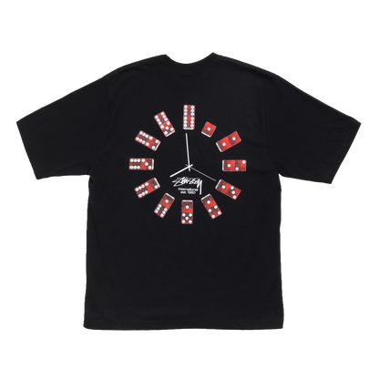 Stussy Dice Clock Tee - Black