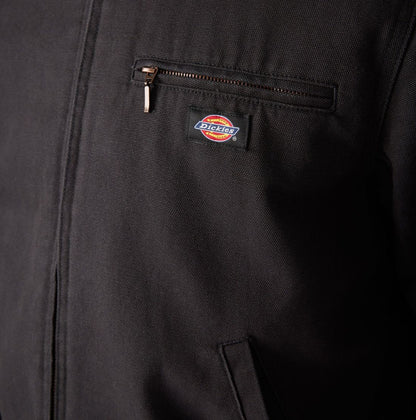 Dickies Blanket Lined Duck Canvas Jacket - Black
