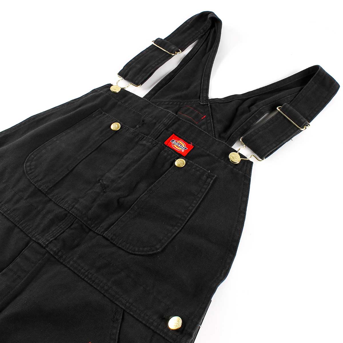 Dickies Classic Bib Overalls - Rinsed Black