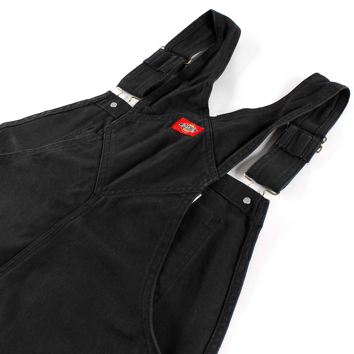 Dickies Classic Bib Overalls - Rinsed Black