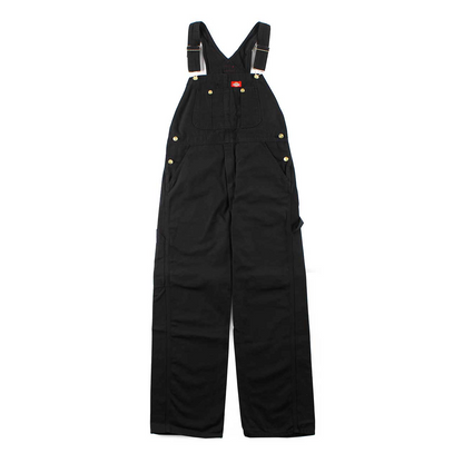 Dickies Classic Bib Overalls - Rinsed Black