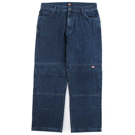 Dickies Loose Fit Double Knee Denim Pant - Stonewashed Indigo