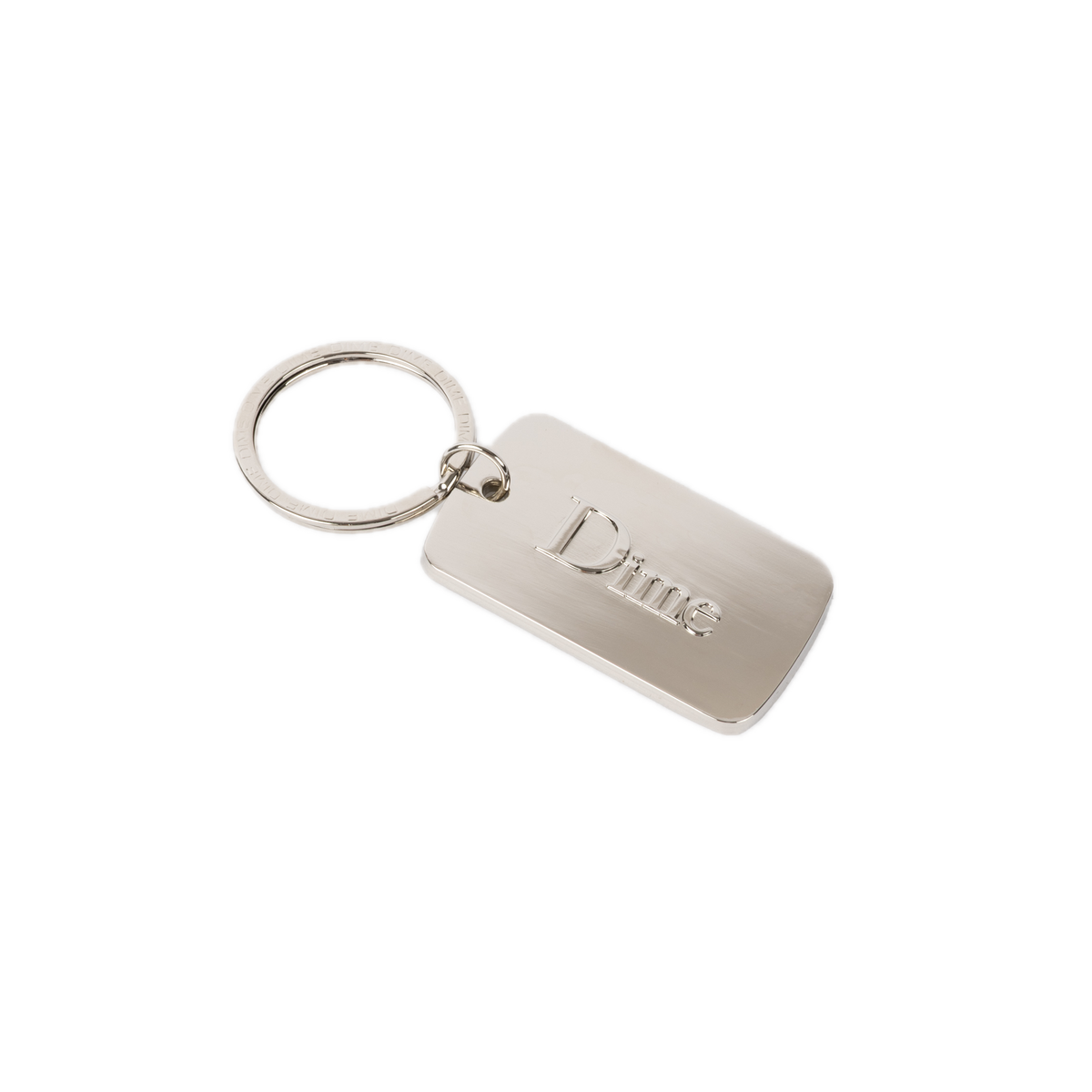 Dime Classic Keychain - Silver