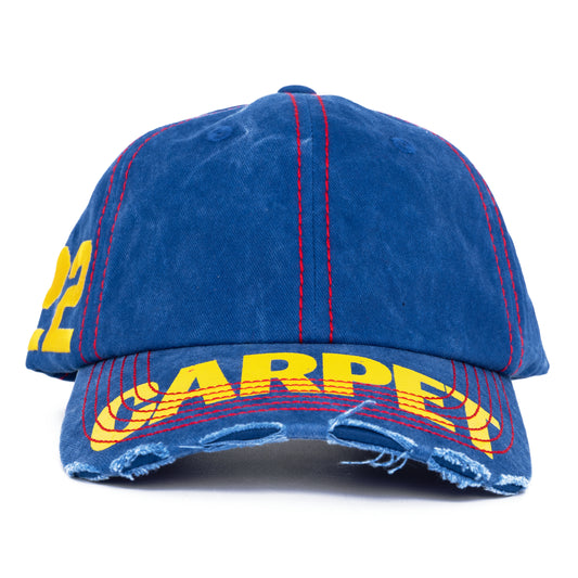 Carpet Company Distressed Hat - Blue