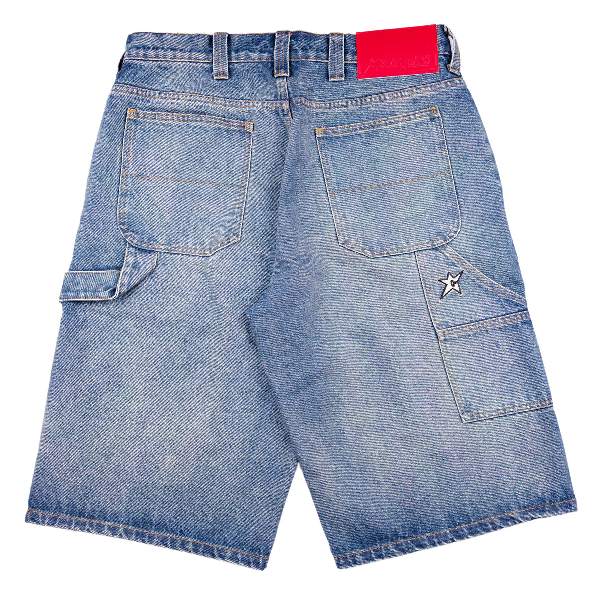 Carpet Company C-Star Double Knee Shorts - Blue