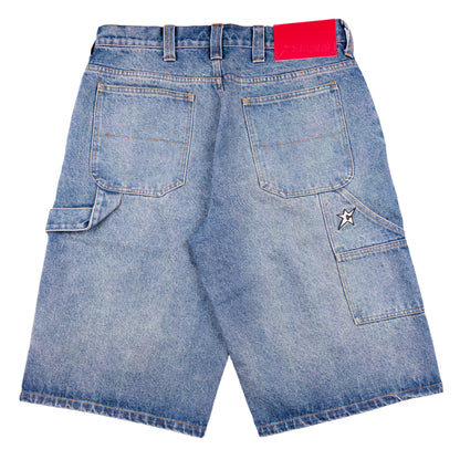 Carpet Company C-Star Double Knee Shorts - Blue