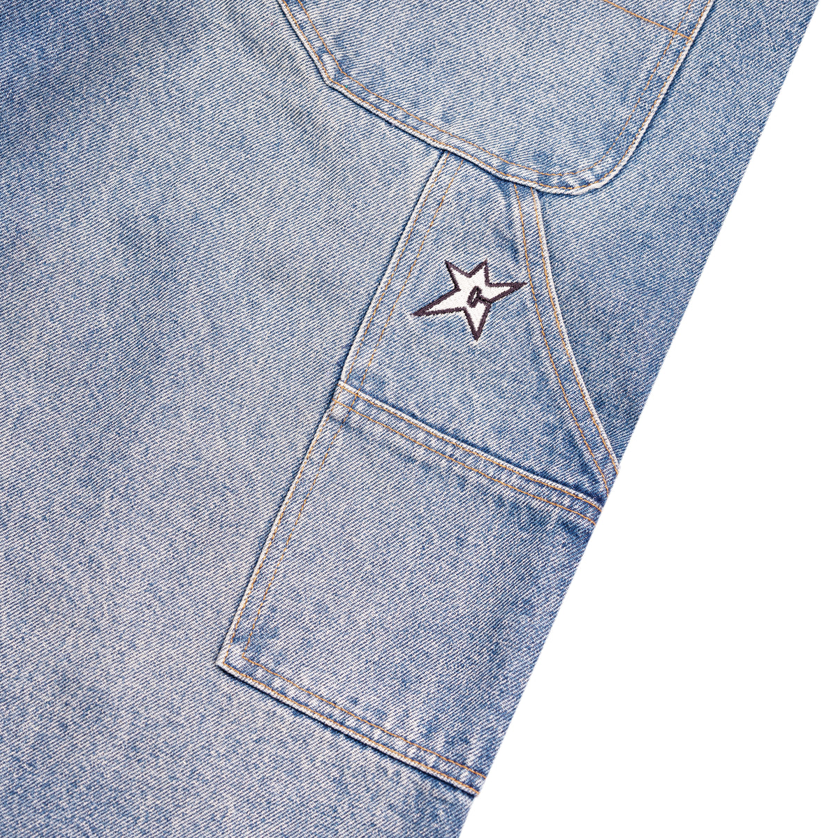 Carpet Company C-Star Double Knee Shorts - Blue