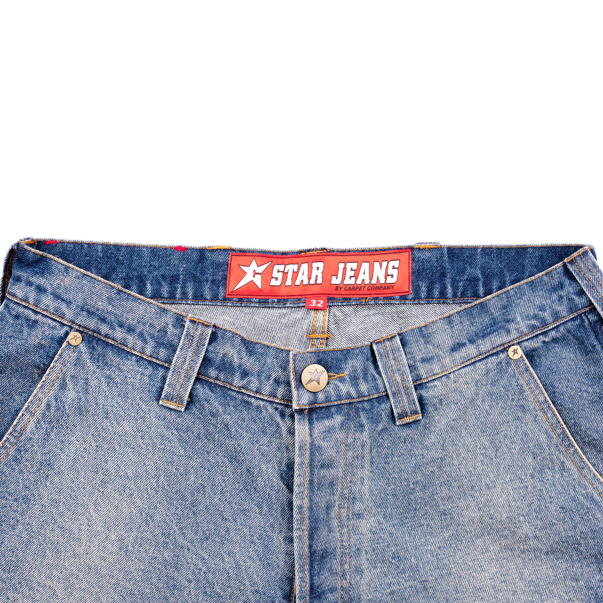 Carpet Company C-Star Double Knee Shorts - Blue