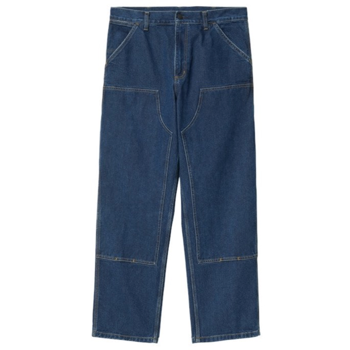 Carhartt WIP Double Knee Pant - Blue Stone Washed Fairfield Denim