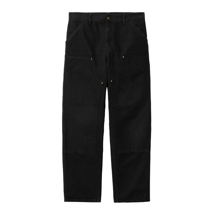 Carhartt WIP Double Knee Pant - Black Aged Canvas