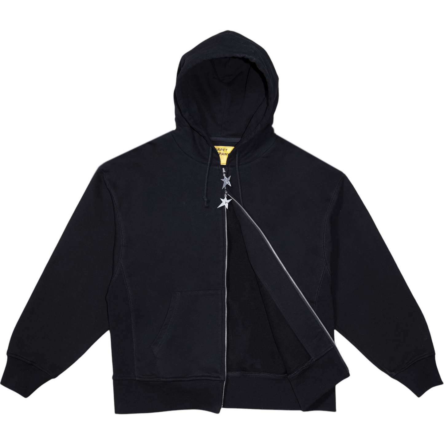 Carpet Company Big C-Star Double Zip Hoodie - Black