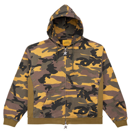 Carpet Company C-Star Double Zip Hoodie - Camo