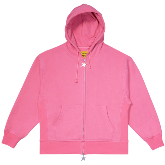 Carpet Company Big C-Star Double Zip Hoodie - Hot Pink