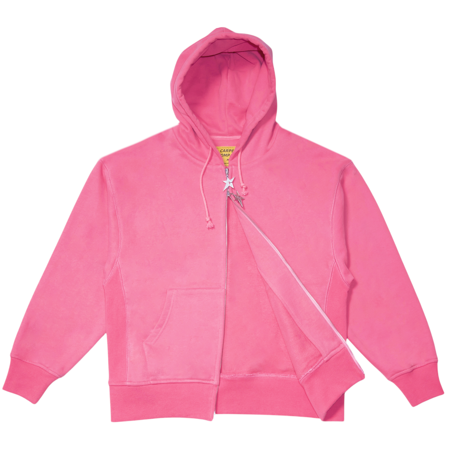 Carpet Company Big C-Star Double Zip Hoodie - Hot Pink