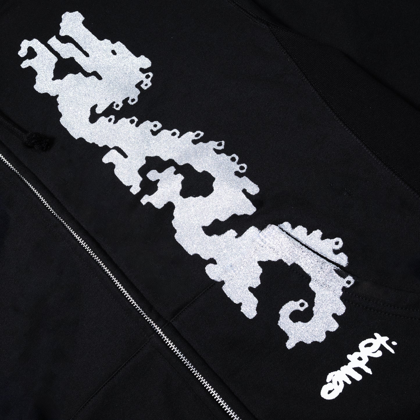 Carpet Company Dragon Zip Hoodie - Black