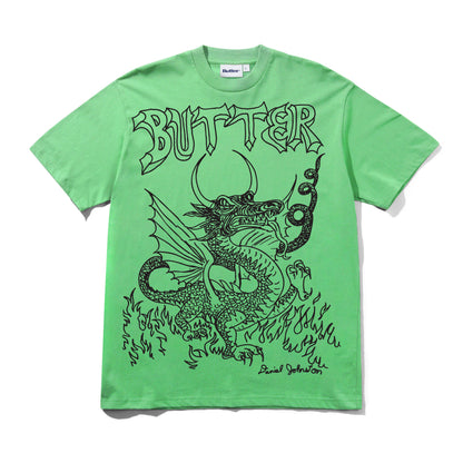 Butter Goods x Daniel Johnston Dragon Tee - Lime