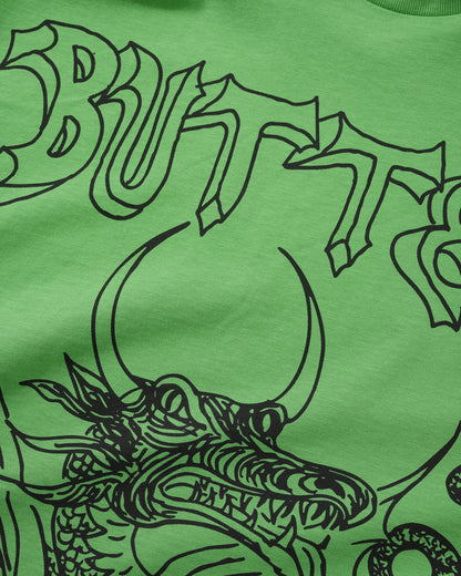 Butter Goods x Daniel Johnston Dragon Tee - Lime