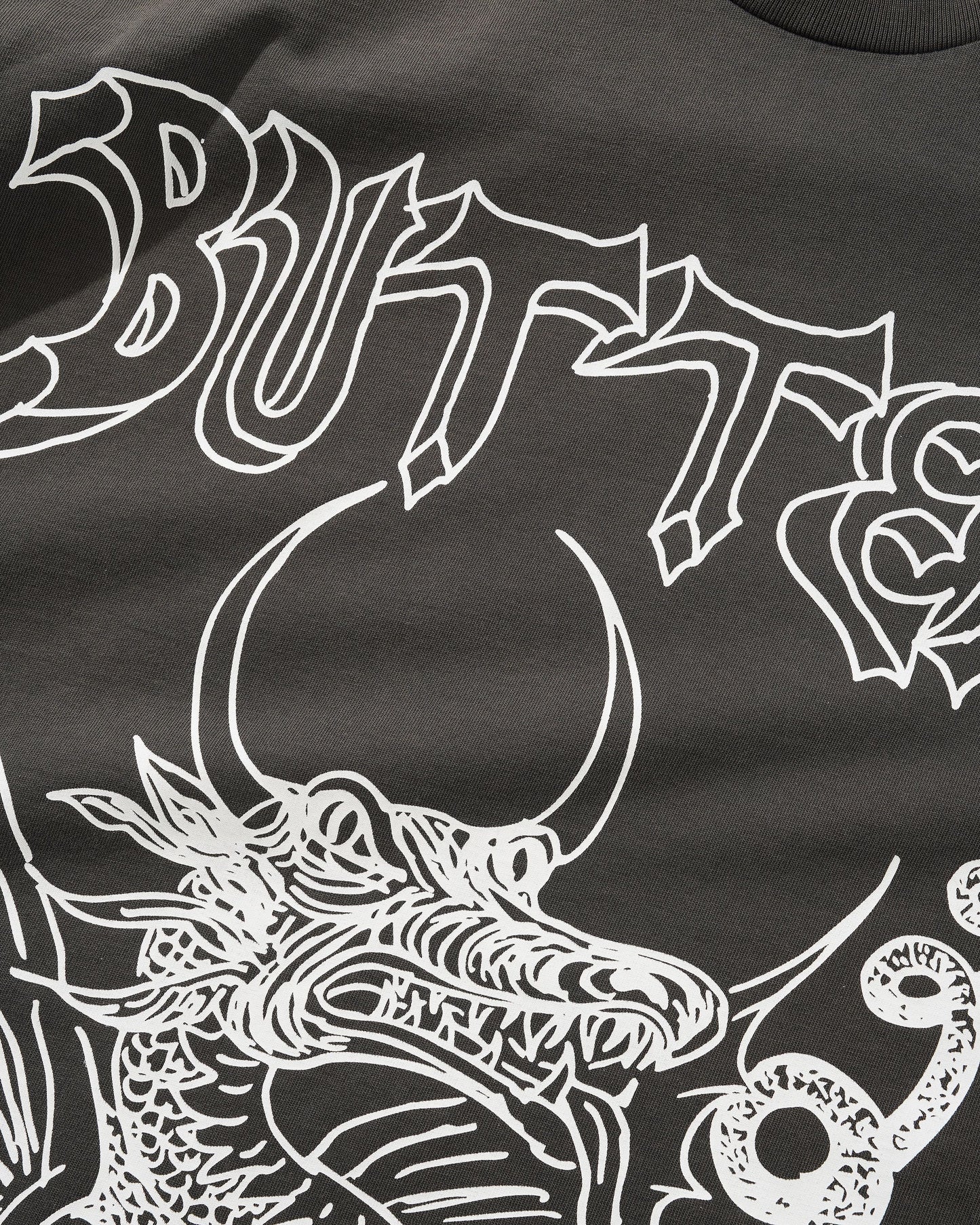 Butter Goods x Daniel Johnston Dragon Tee - Washed Black