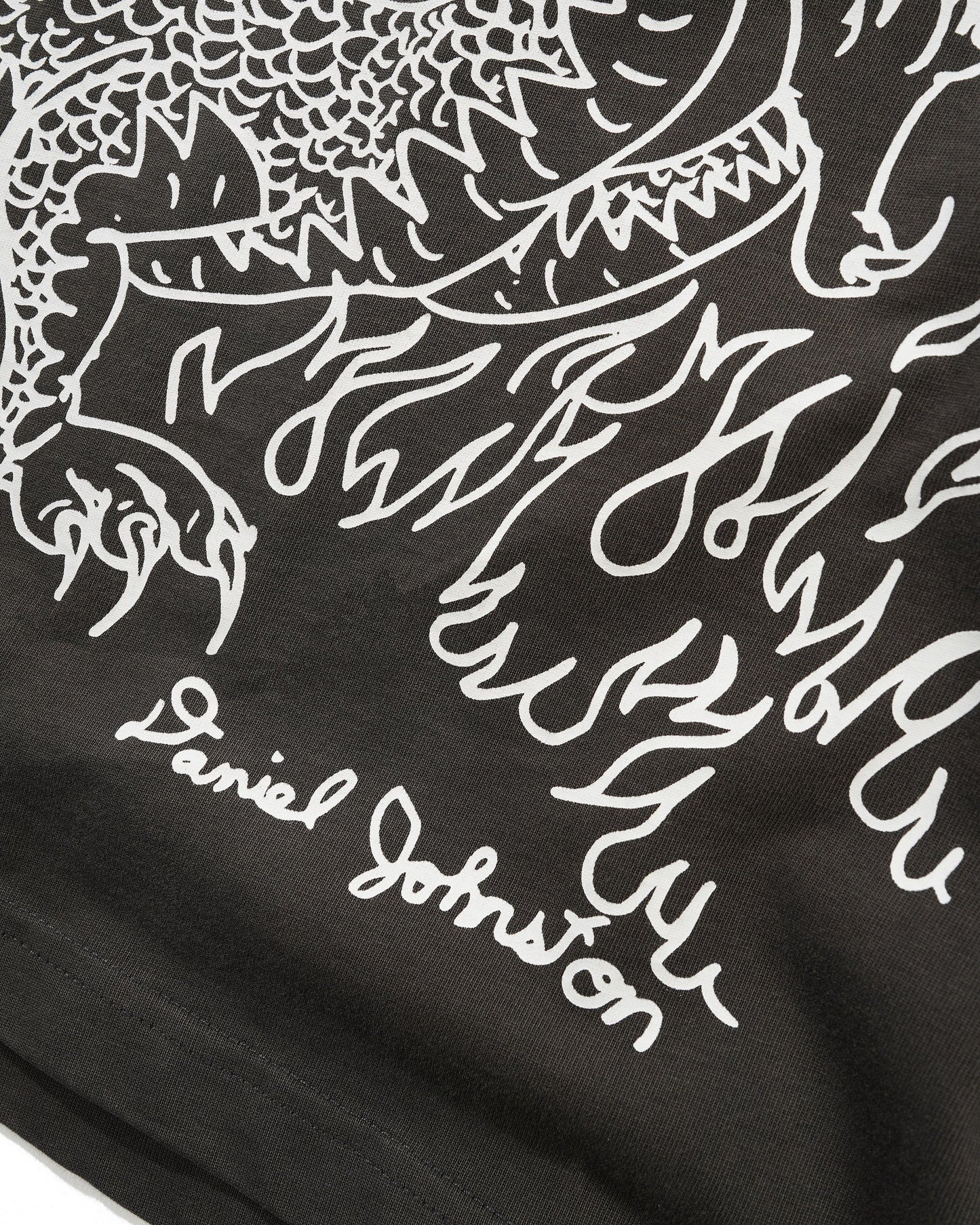 Butter Goods x Daniel Johnston Dragon Tee - Washed Black