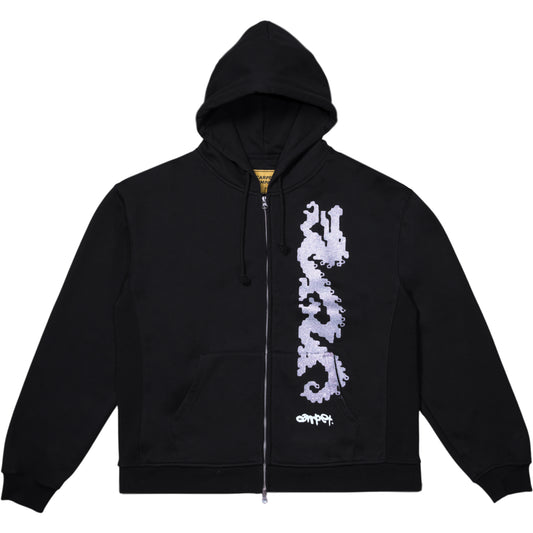 Carpet Company Dragon Zip Hoodie - Black