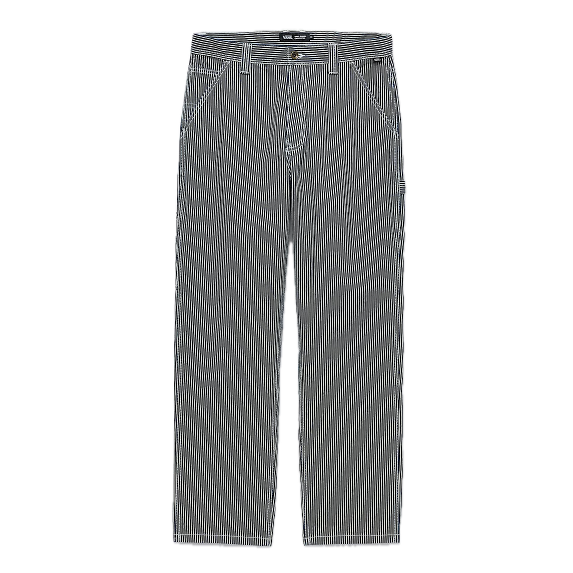 Vans Drill Chore Hickory Stripe Loose Carpenter Pants - Indigo Blue