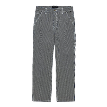 Vans Drill Chore Hickory Stripe Loose Carpenter Pants - Indigo Blue