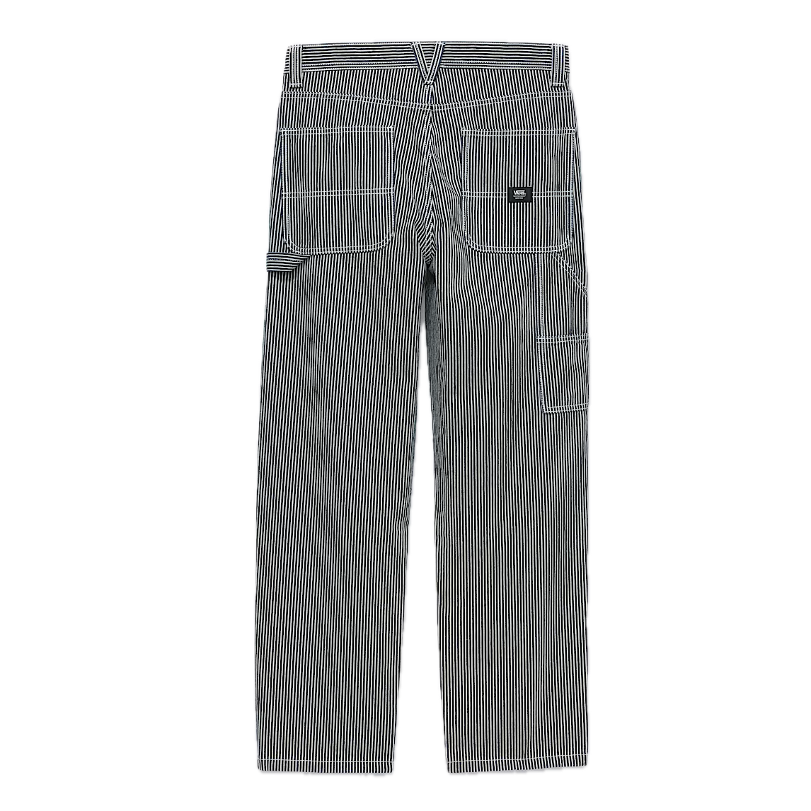 Vans Drill Chore Hickory Stripe Loose Carpenter Pants - Indigo Blue