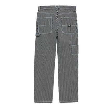 Vans Drill Chore Hickory Stripe Loose Carpenter Pants - Indigo Blue