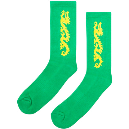Carpet Company Dragon Sock - Green