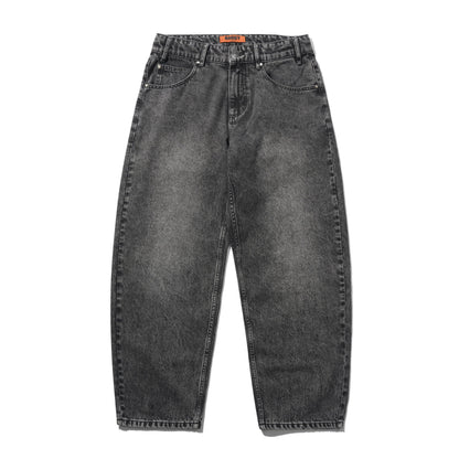 Butter Goods Drummer Baggy Denim Jeans - Streaky Black