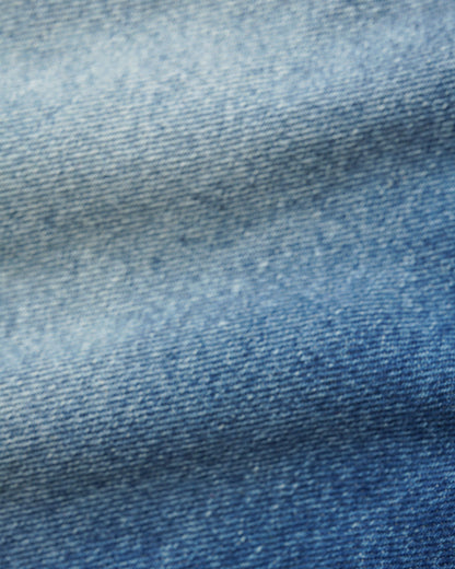 Butter Goods Drummer Baggy Denim Shorts - Stone Wash Blue