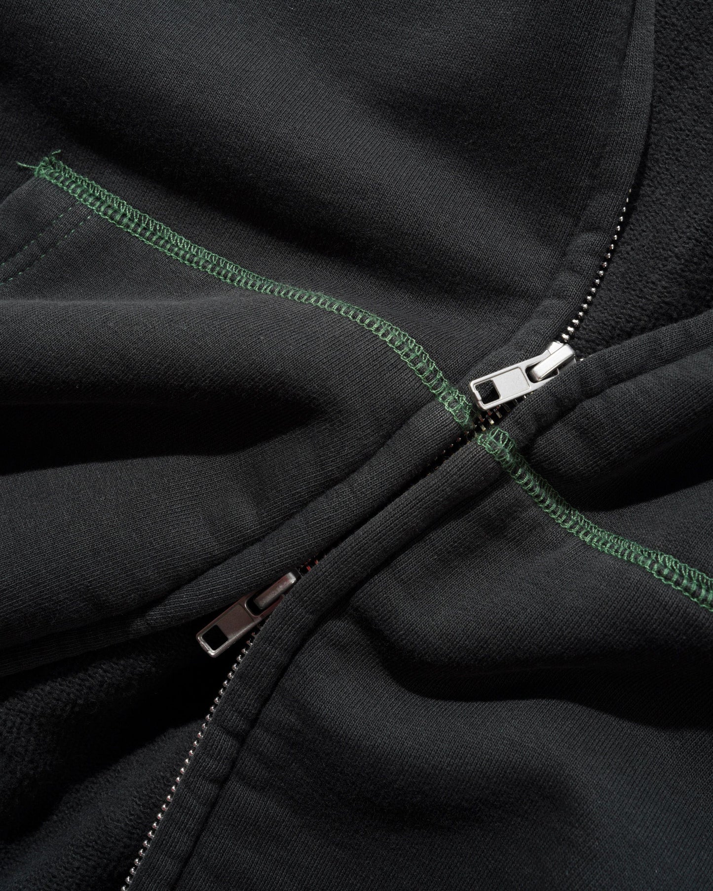 Butter Goods Drummer Zip Up Hoodie - Washed Black