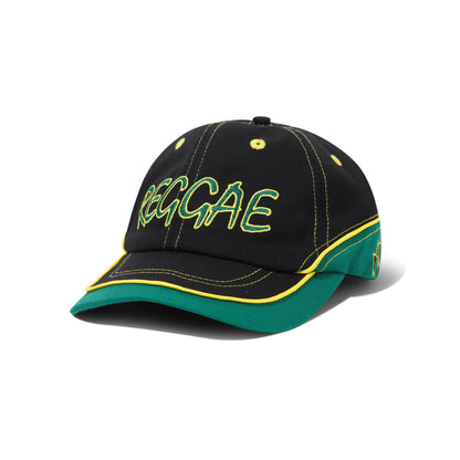 Butter Goods Dub 6 Panel Cap - Black/Green