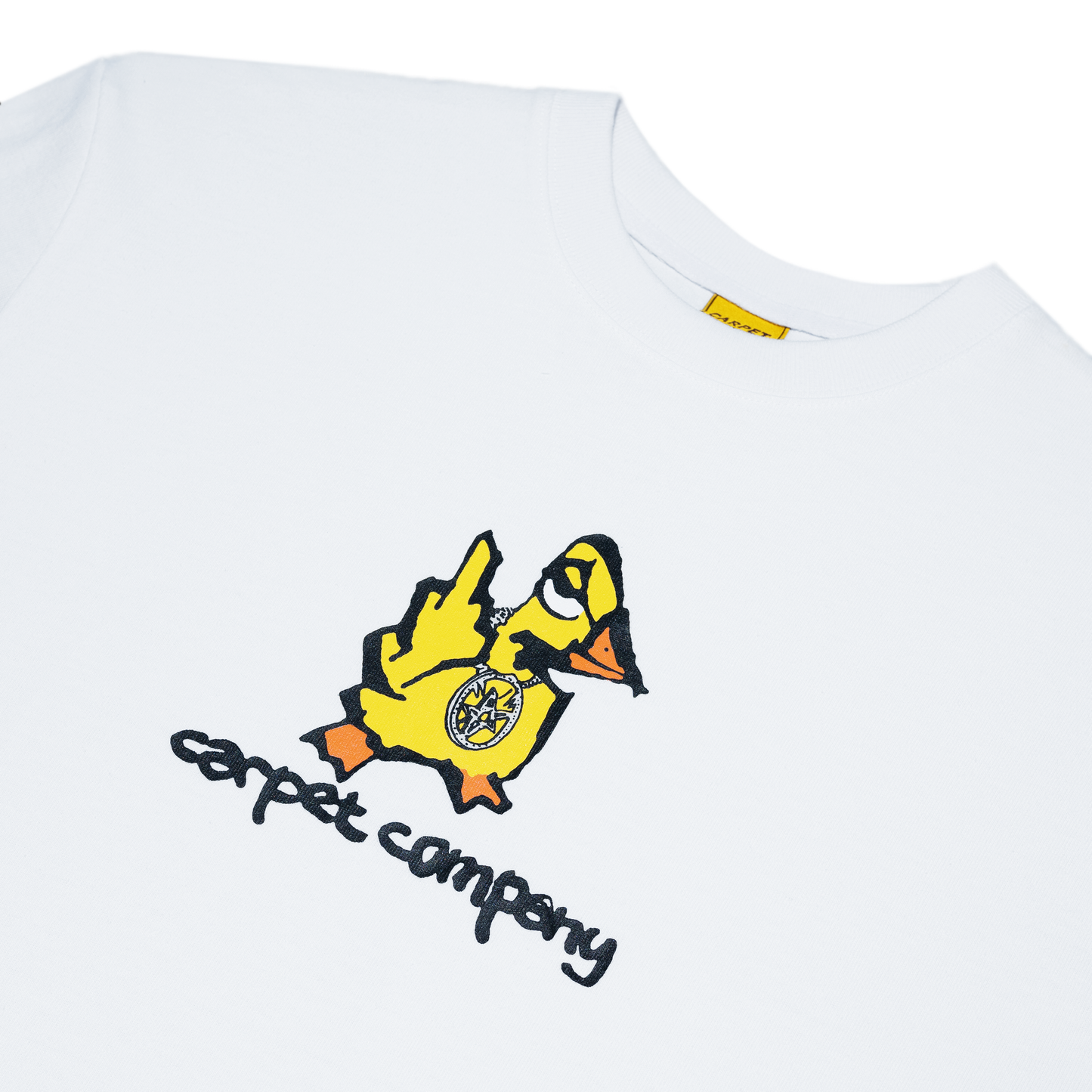 Carpet Company Duck You Tee - White