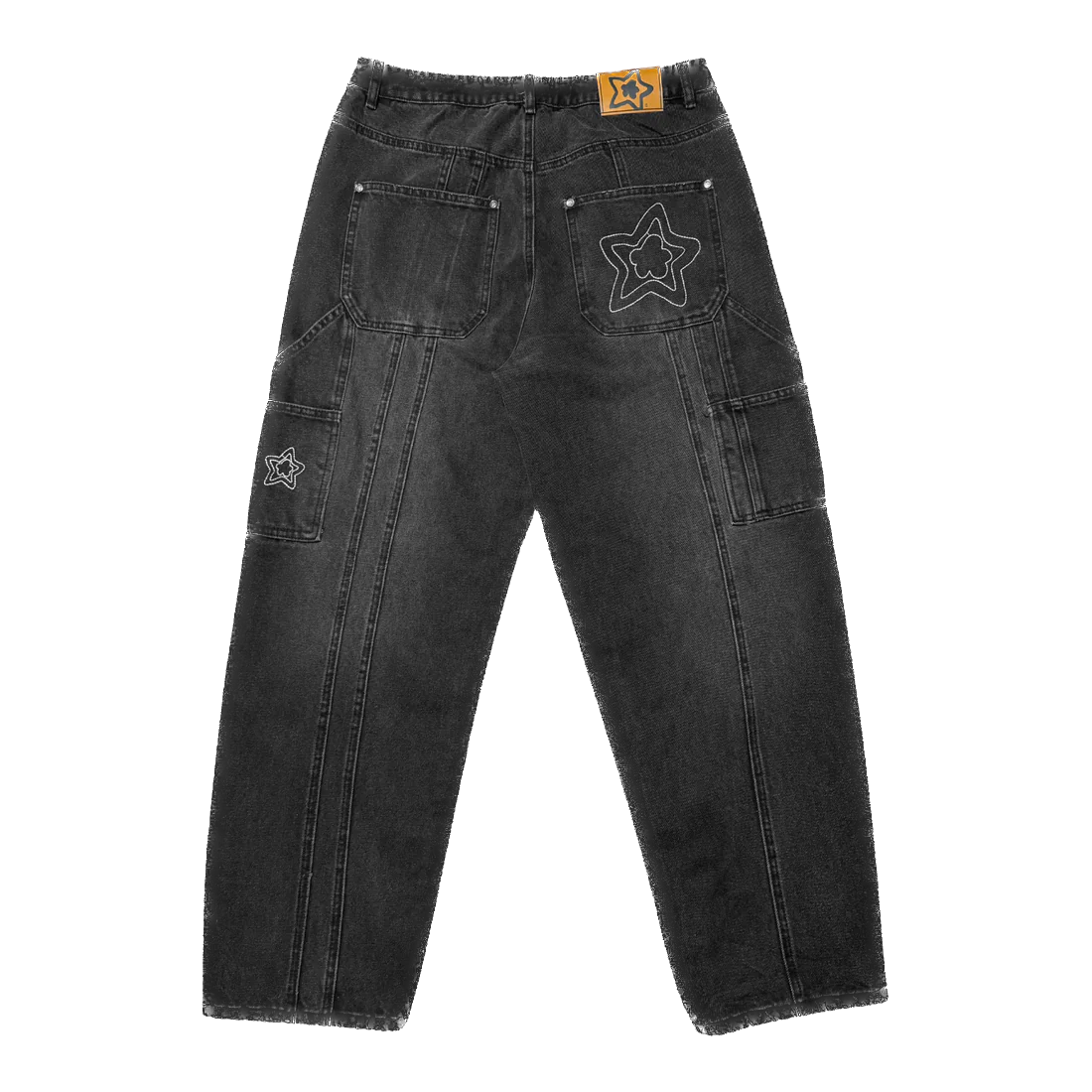 Star Team Seam Jeans - Black