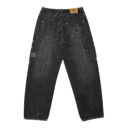 Star Team Seam Jeans - Black